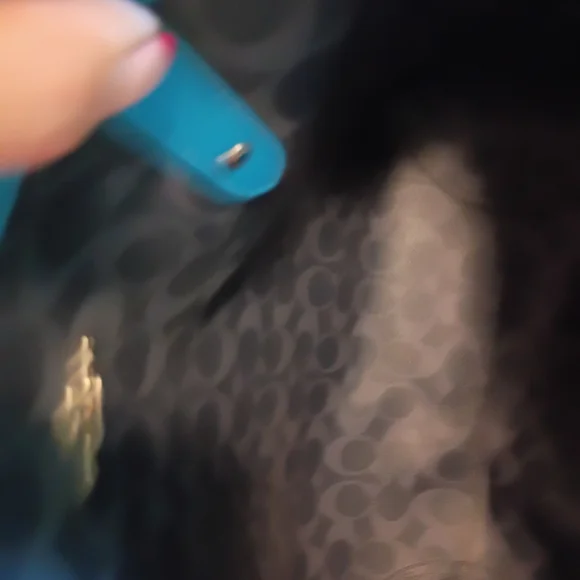 Coach Reversible Tote Vibrant BlueTo Soft Black&Gray NWOT Perfect 2in1 Bag - Picture 11 of 16